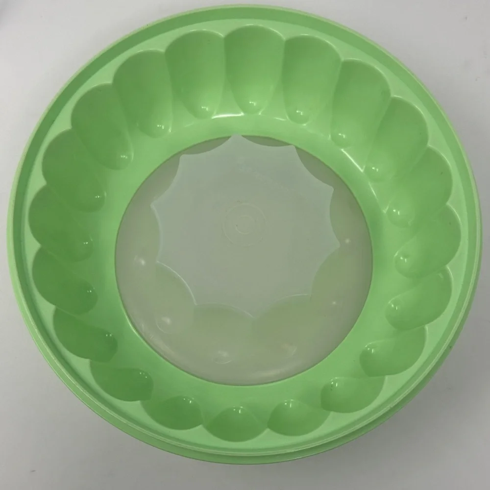 Vintage Tupperware Classic 3-Piece Jello Mold/Ice Ring